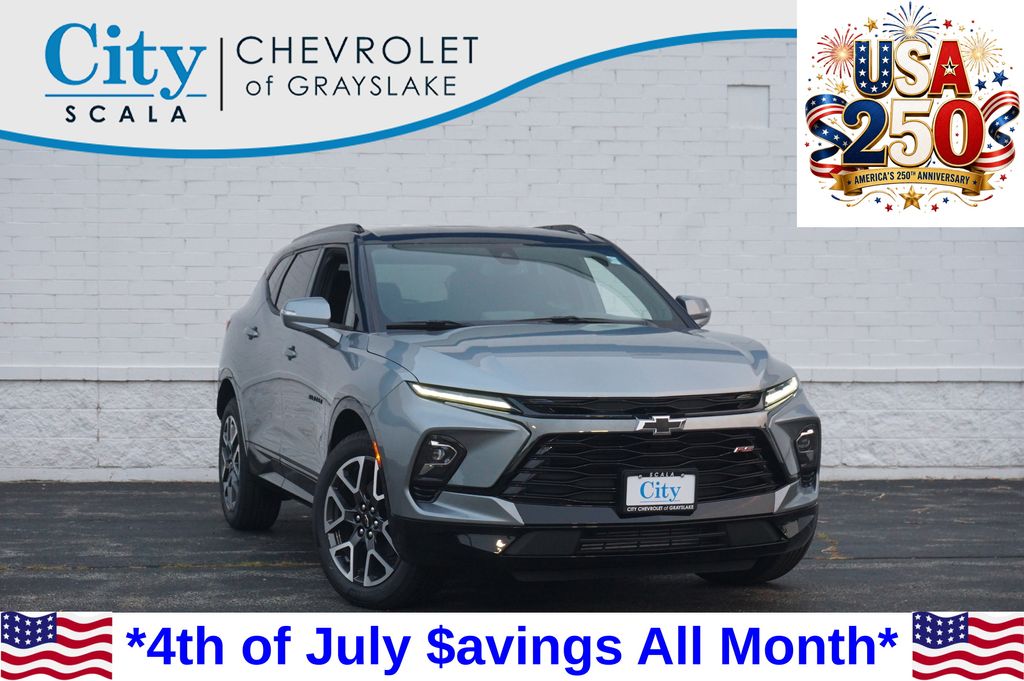 Sterling Gray Metallic 2026 Chevrolet Blazer SUV / Crossover All-Wheel Drive 9-Speed Automatic Overdrive