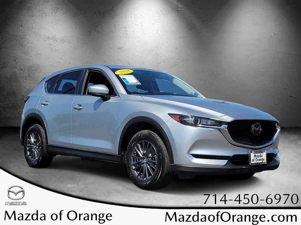 Sonic Silver Metallic 2021 Mazda CX-5 SUV / Crossover Front-Wheel Drive 6-Speed Automatic