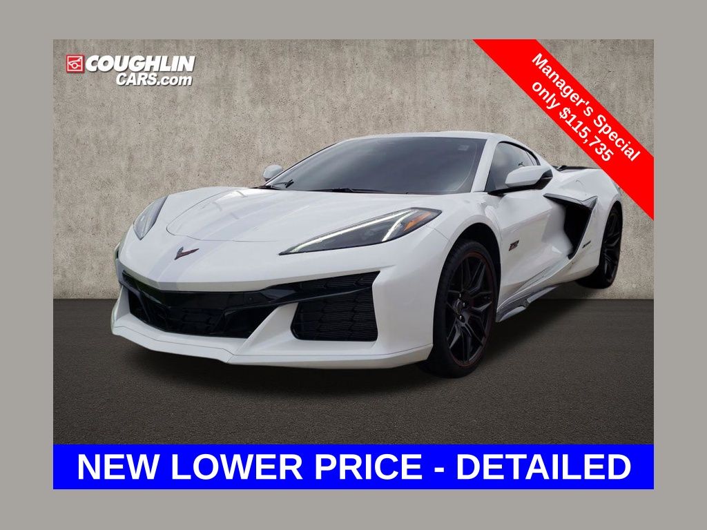 White Pearl Metallic Tricoat 2023 Chevrolet Corvette Z06 3LZ Coupe RWD Coupe Rear-Wheel Drive 8-Speed Dual Clutch
