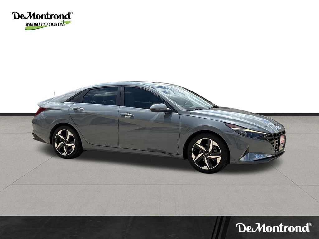2021 Hyundai Elantra Limited Gray at DeMontrond Gulf Freeway