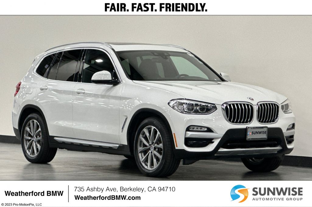 Alpine White 2019 BMW X3 SUV / Crossover All-Wheel Drive 8-Speed Automatic