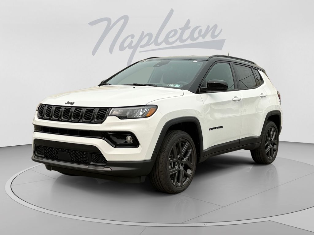 Bright White Clearcoat 2026 Jeep Compass SUV / Crossover Four-Wheel Drive 8-Speed Automatic