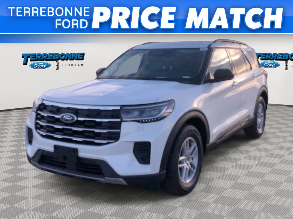 White Metallic 2026 Ford Explorer Active RWD SUV / Crossover Rear-Wheel Drive Automatic