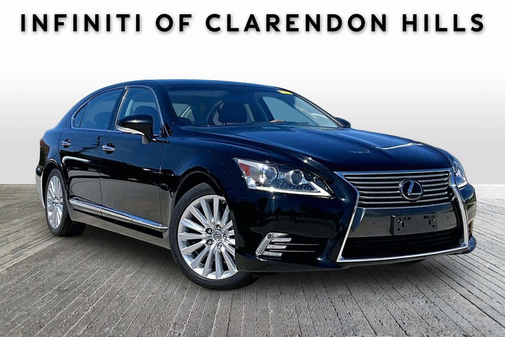 Black (Obsidian) 2015 Lexus LS 460 L AWD Sedan All-Wheel Drive 8-Speed Automatic