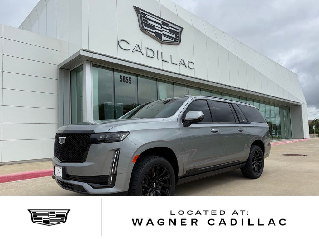 Argent Silver Metallic 2024 Cadillac Escalade ESV SUV / Crossover Four-Wheel Drive Automatic