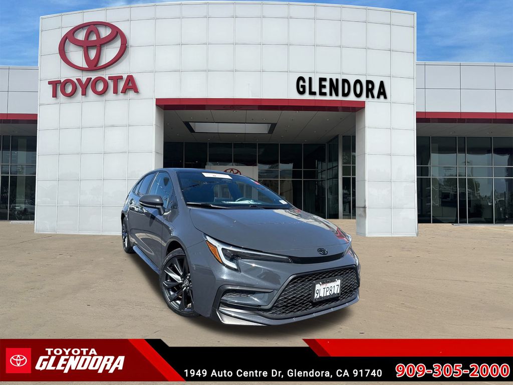 Underground/Midnight Black Metallic 2024 Toyota Corolla Sedan Front-Wheel Drive Continuously Variable Transmission