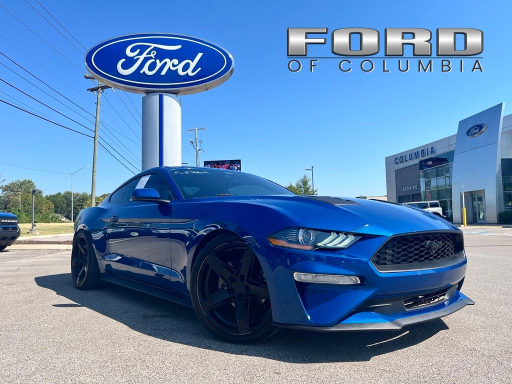Blue Metallic 2022 Ford Mustang Coupe Rear-Wheel Drive Automatic