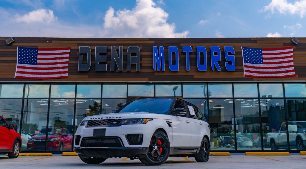 White 2020 Land Rover Range Rover Sport SUV / Crossover All-Wheel Drive 8-Speed Automatic