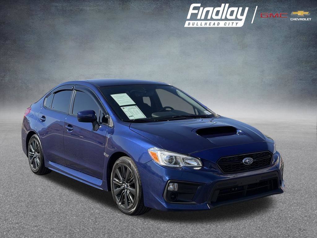 Lapis Blue Pearl 2021 Subaru WRX Sedan All-Wheel Drive 6-Speed Manual