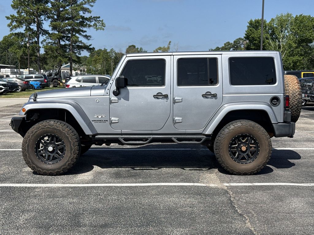 2017 Jeep Wrangler Unlimited Sahara Silver at Autostrade