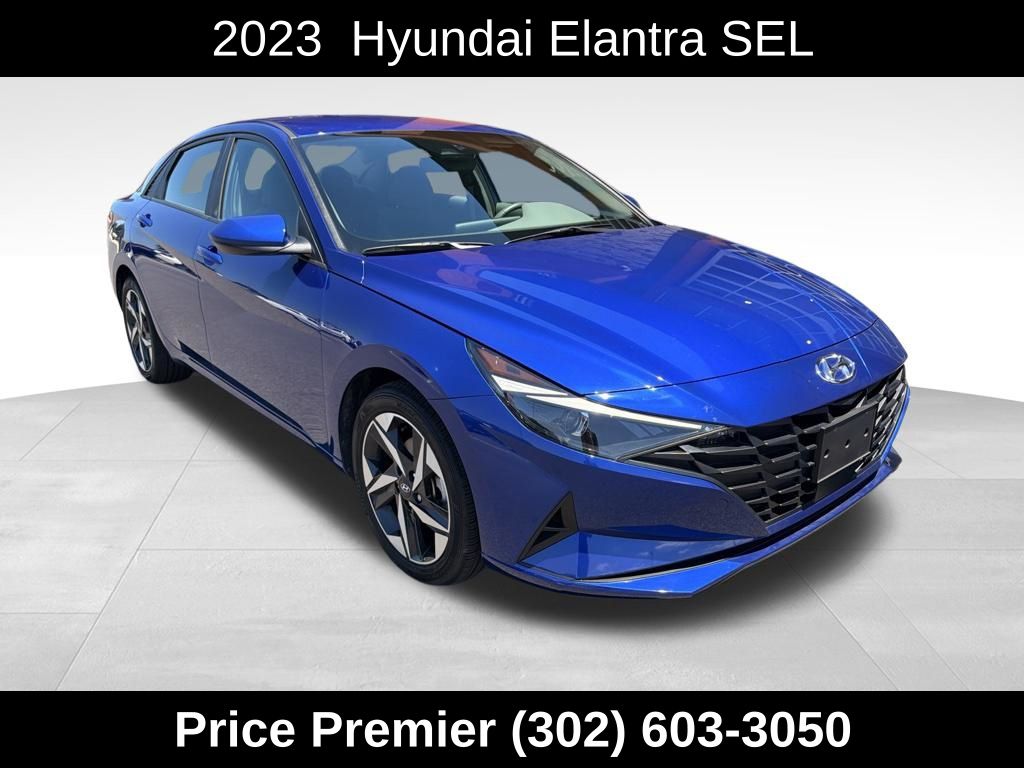 Intense Blue 2023 Hyundai Elantra Sedan Front-Wheel Drive Continuously Variable Transmission