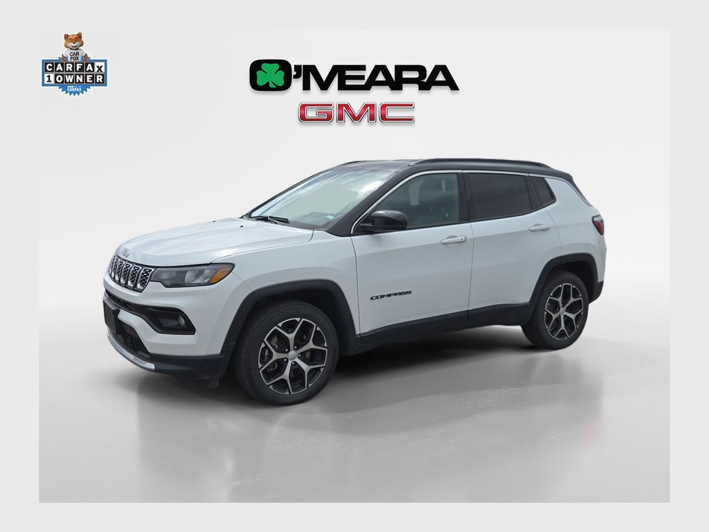 Bright White Clearcoat 2024 Jeep Compass SUV / Crossover Four-Wheel Drive 8-Speed Automatic