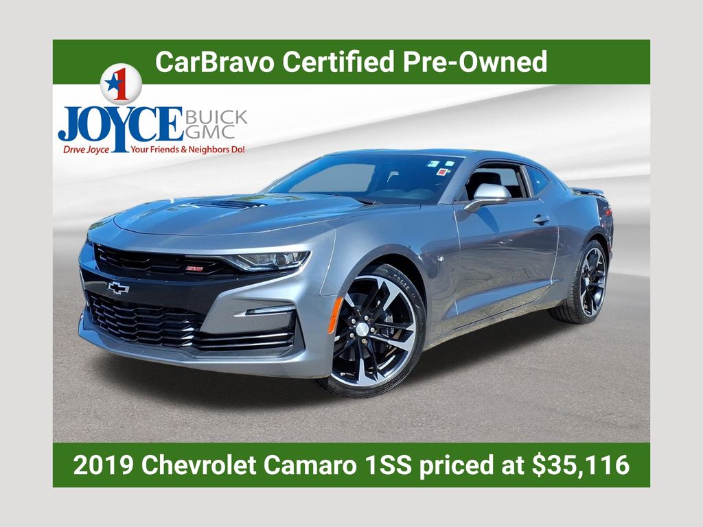 Satin Steel Gray Metallic 2019 Chevrolet Camaro Coupe Rear-Wheel Drive Automatic