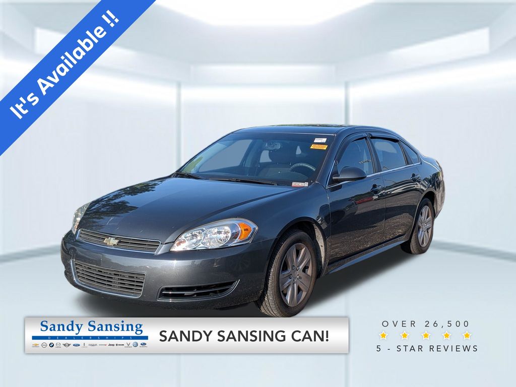 Cyber Gray Metallic 2010 Chevrolet Impala Sedan Front-Wheel Drive 4-Speed Automatic Overdrive