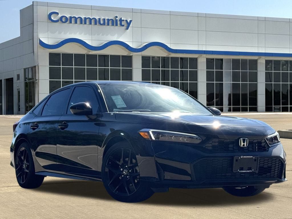 2026 Honda Civic Sport Black at Classic Honda Galveston