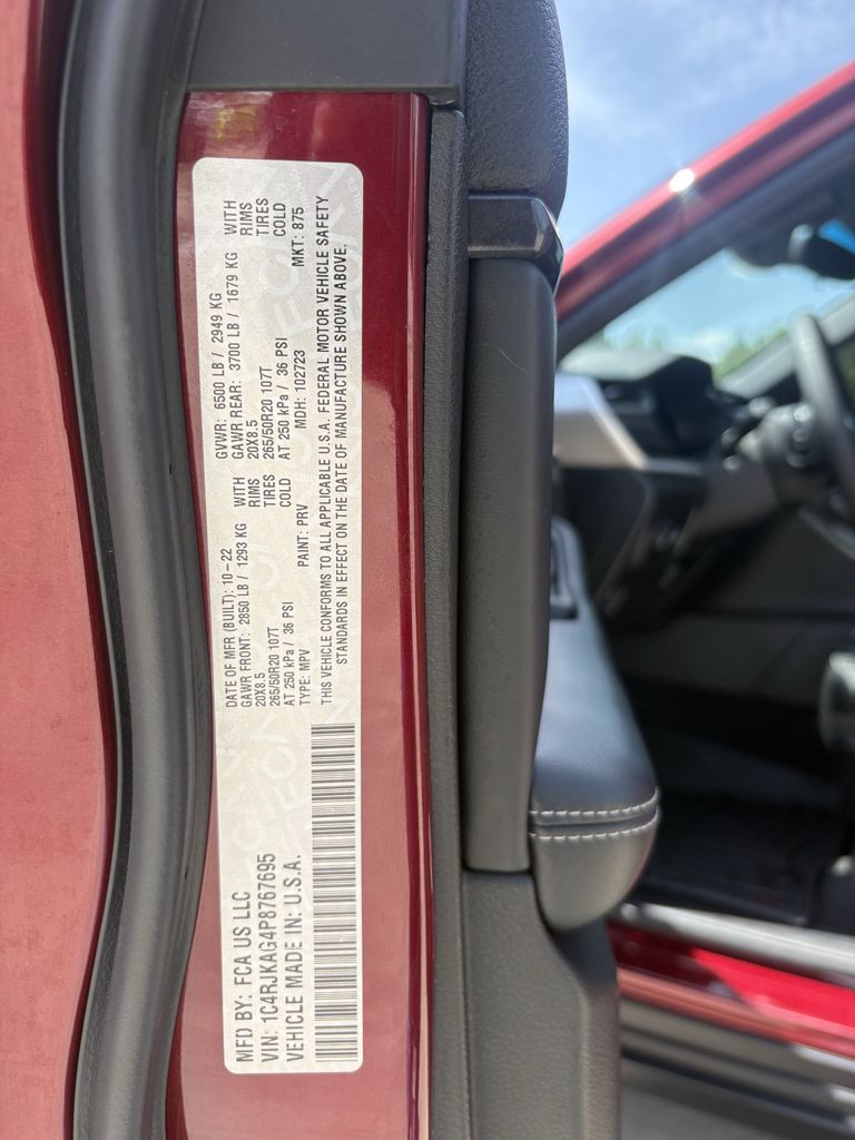 2023 Jeep Grand Cherokee L Altitude Red at Mac Haik CDJR North Houston