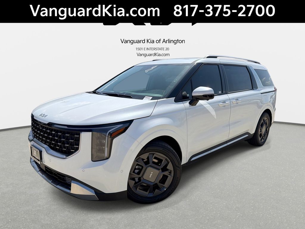 Snow White Pearl 2026 Kia Carnival Minivan Front-Wheel Drive 8-Speed Automatic