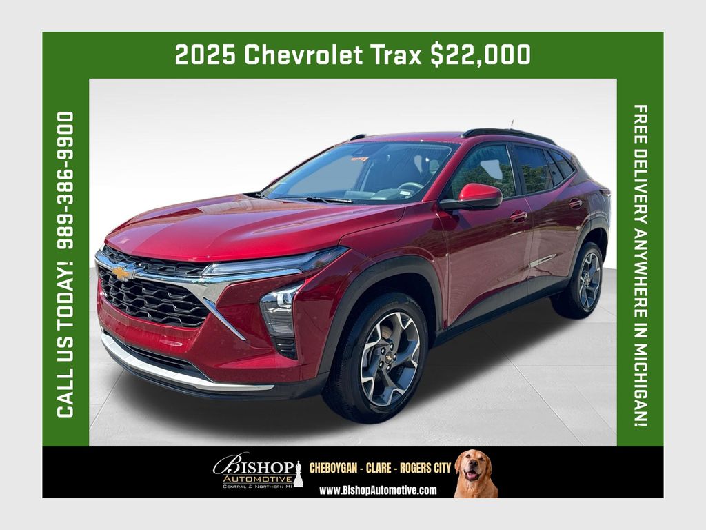 Red (Crimson Metallic) 2025 Chevrolet Trax SUV / Crossover Front-Wheel Drive 6-Speed Automatic