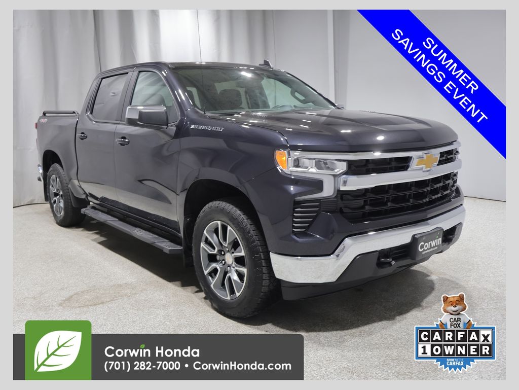 Dark Ash Metallic 2024 Chevrolet Silverado 1500 Pickup Truck Four-Wheel Drive 8-Speed Automatic