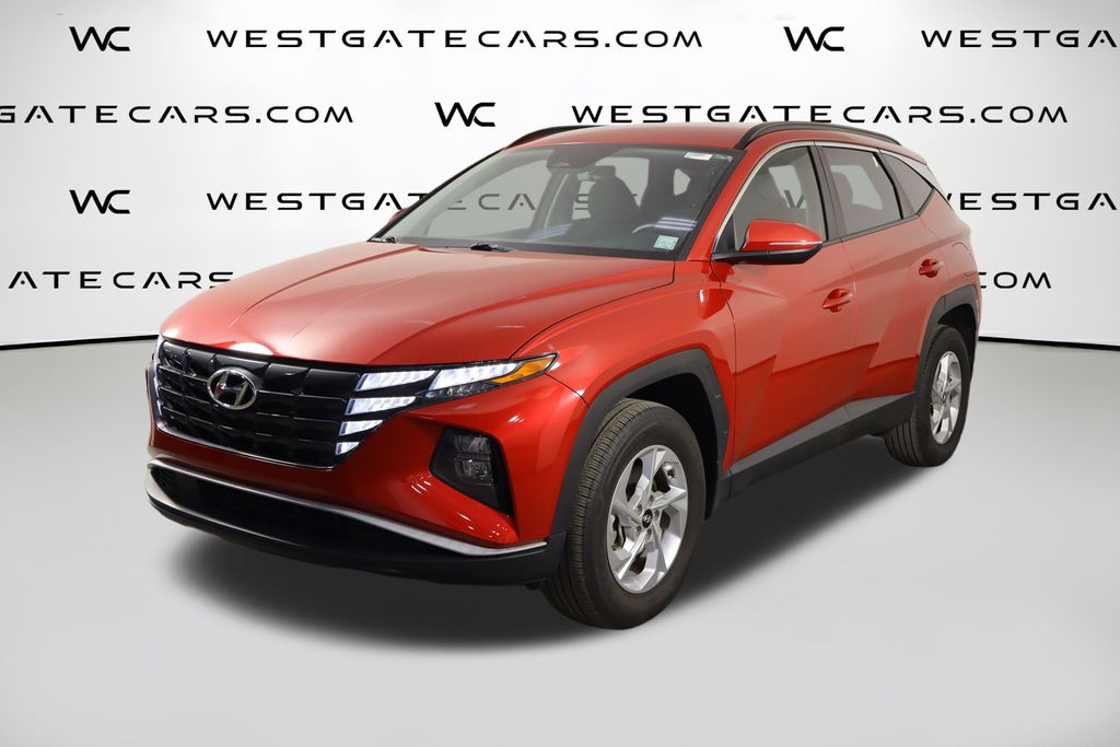 Calypso Red 2023 Hyundai Tucson SUV / Crossover All-Wheel Drive 8-Speed Automatic