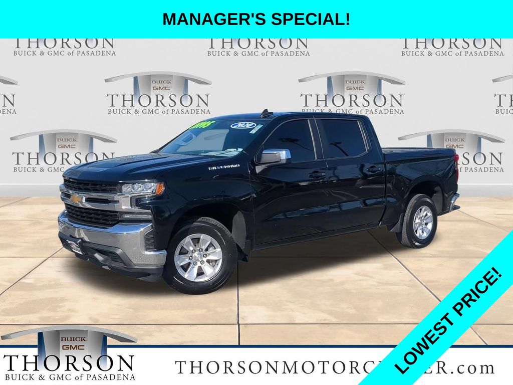 Black 2020 Chevrolet Silverado 1500 Pickup Truck 4X2 8-Speed Automatic