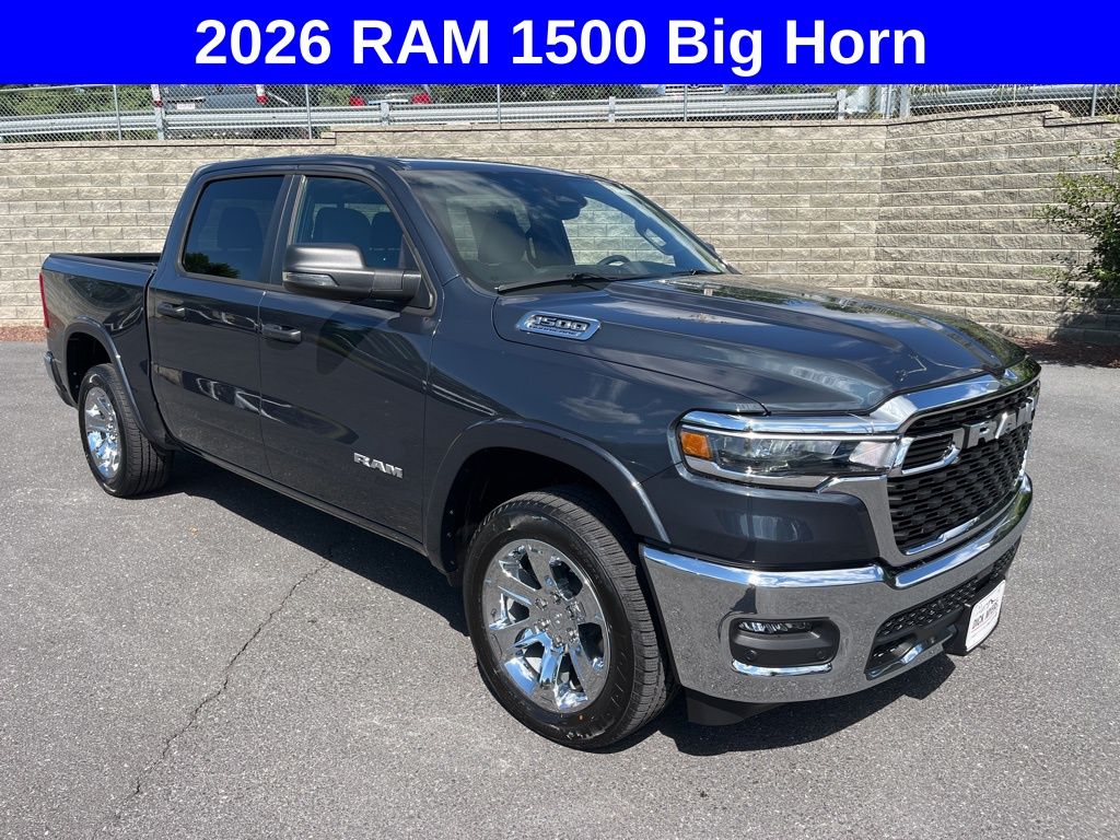 Forged Blue Metallic 2026 RAM 1500 Pickup Truck Four-Wheel Drive 8-Speed Automatic