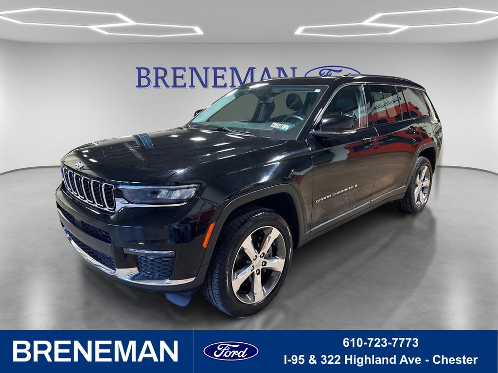 Diamond Black Crystal Pearlcoat 2021 Jeep Grand Cherokee L Limited 4WD SUV / Crossover Four-Wheel Drive 8-Speed Automatic