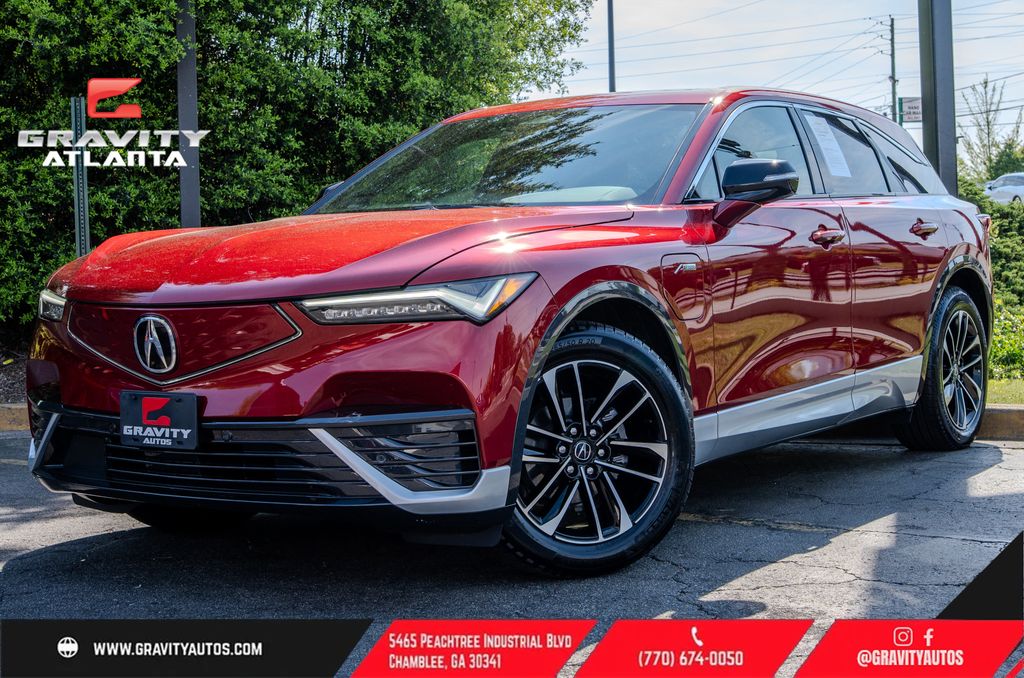 Scarlet Red Metallic 2024 Acura ZDX A-Spec RWD SUV / Crossover Rear-Wheel Drive Automatic