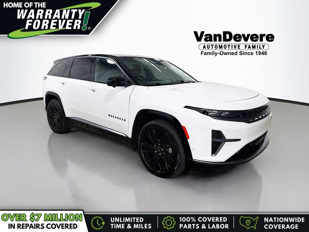 Bright White Clearcoat 2024 Jeep Wagoneer S SUV / Crossover Four-Wheel Drive 1-Speed Automatic