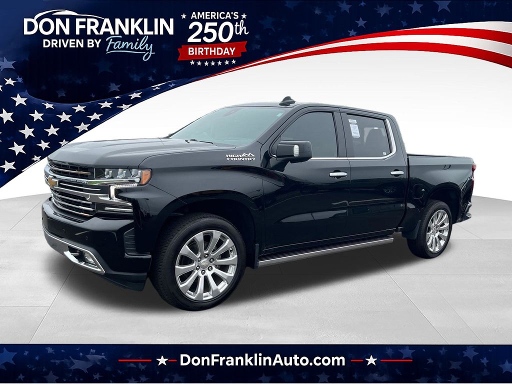 Black 2022 Chevrolet Silverado 1500 Pickup Truck Four-Wheel Drive Automatic