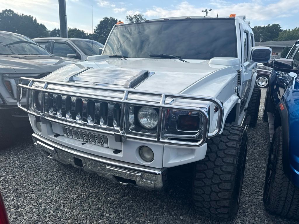 White 2005 Hummer H2 SUT SUV / Crossover Four-Wheel Drive 4-Speed Automatic Overdrive