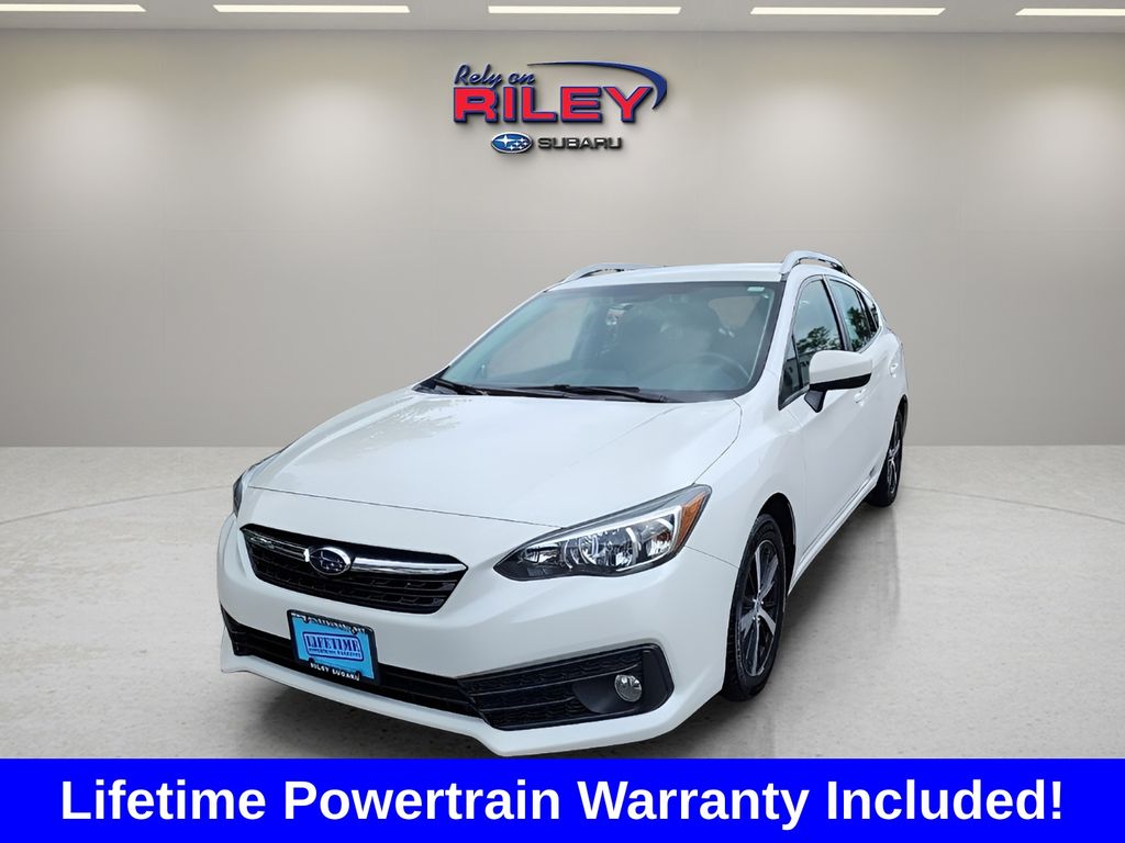 Crystal White Pearl 2022 Subaru Impreza Wagon All-Wheel Drive Continuously Variable Transmission