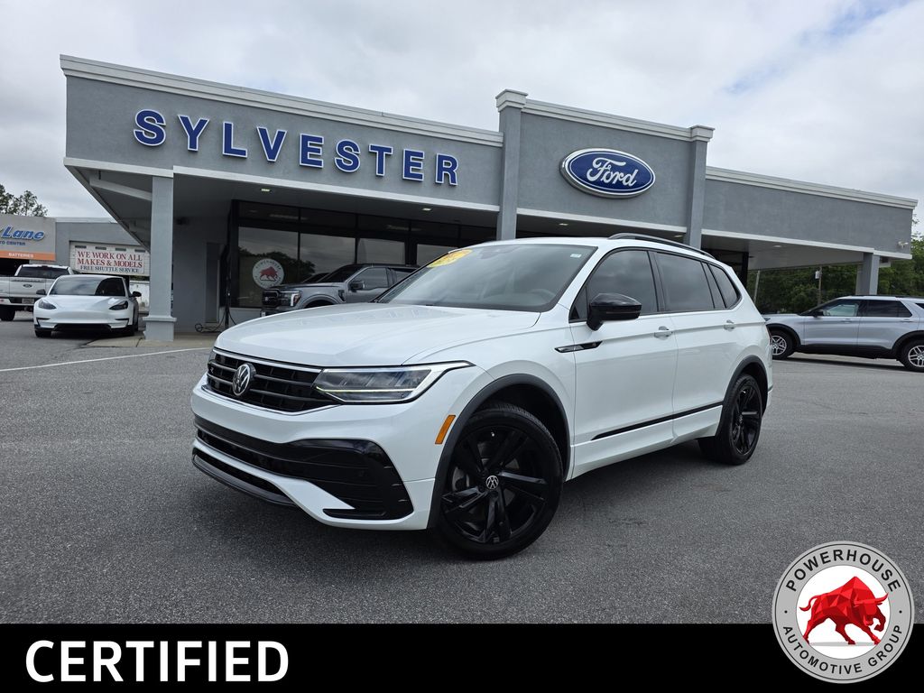 Pure White 2023 Volkswagen Tiguan SUV / Crossover Front-Wheel Drive 8-Speed Automatic