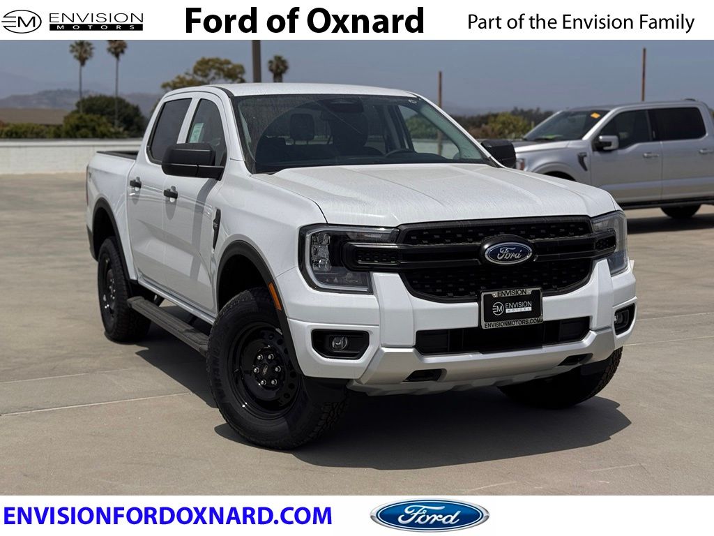 Oxford White 2026 Ford Ranger XL SuperCrew 4WD Pickup Truck Four-Wheel Drive Automatic