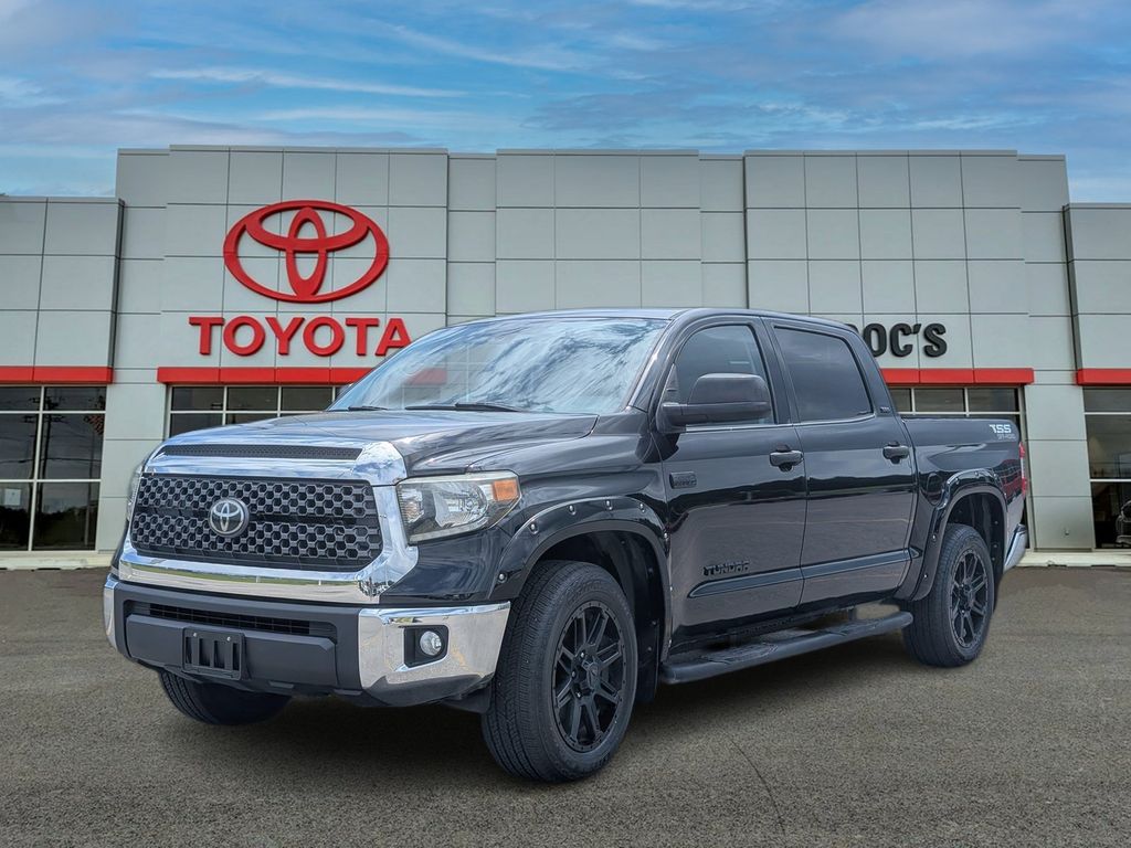 Midnight Black Metallic 2019 Toyota Tundra Pickup Truck 4X2 6-Speed Automatic Overdrive
