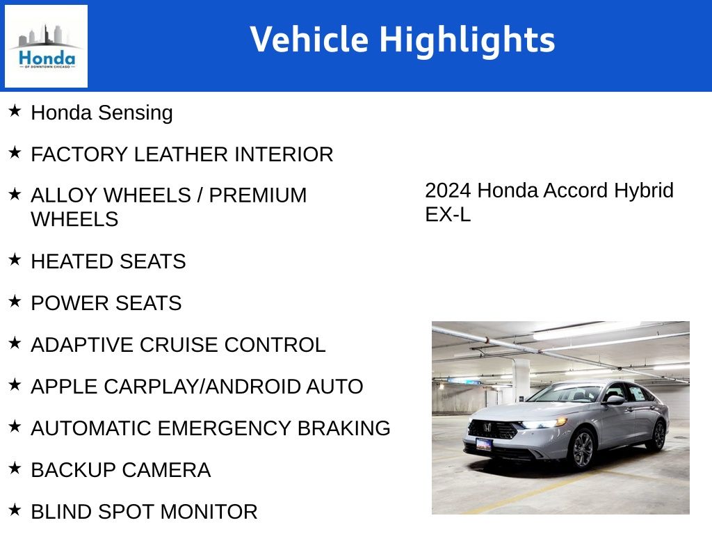 2024 Honda Accord Hybrid EX-L 7