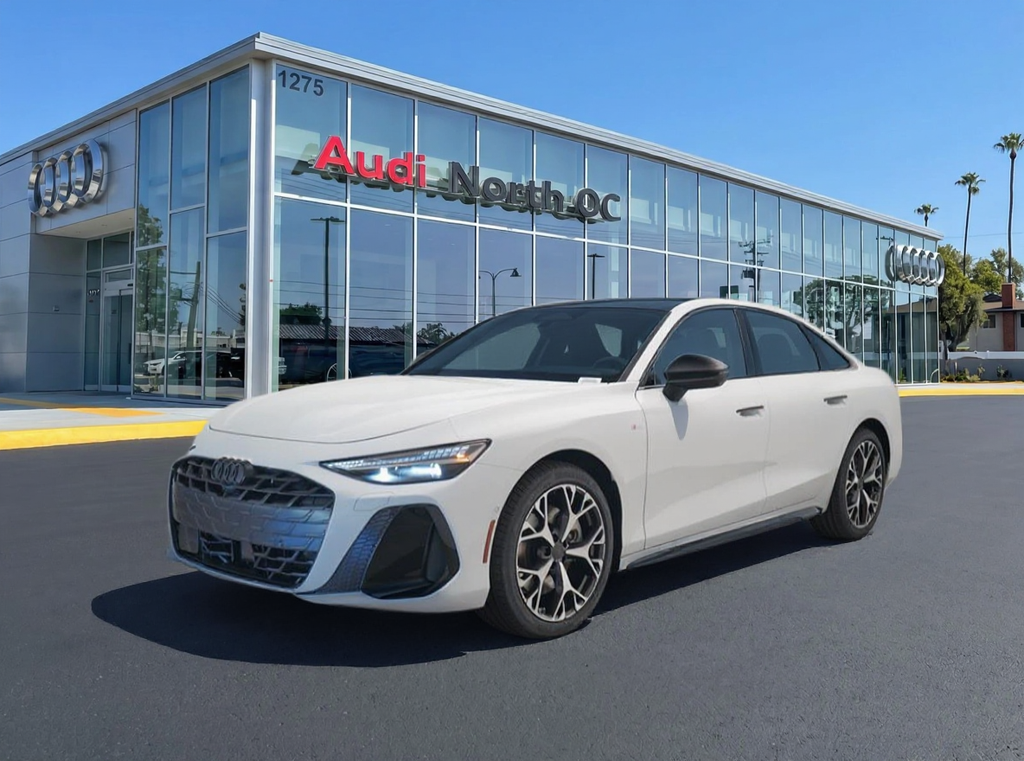 Glacier White Metallic 2026 Audi A6 Sedan All-Wheel Drive 7-Speed Automatic