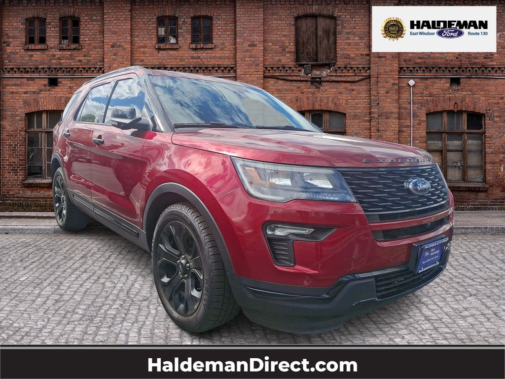 Ruby Red Metallic 2019 Ford Explorer Sport AWD SUV / Crossover All-Wheel Drive 6-Speed Automatic