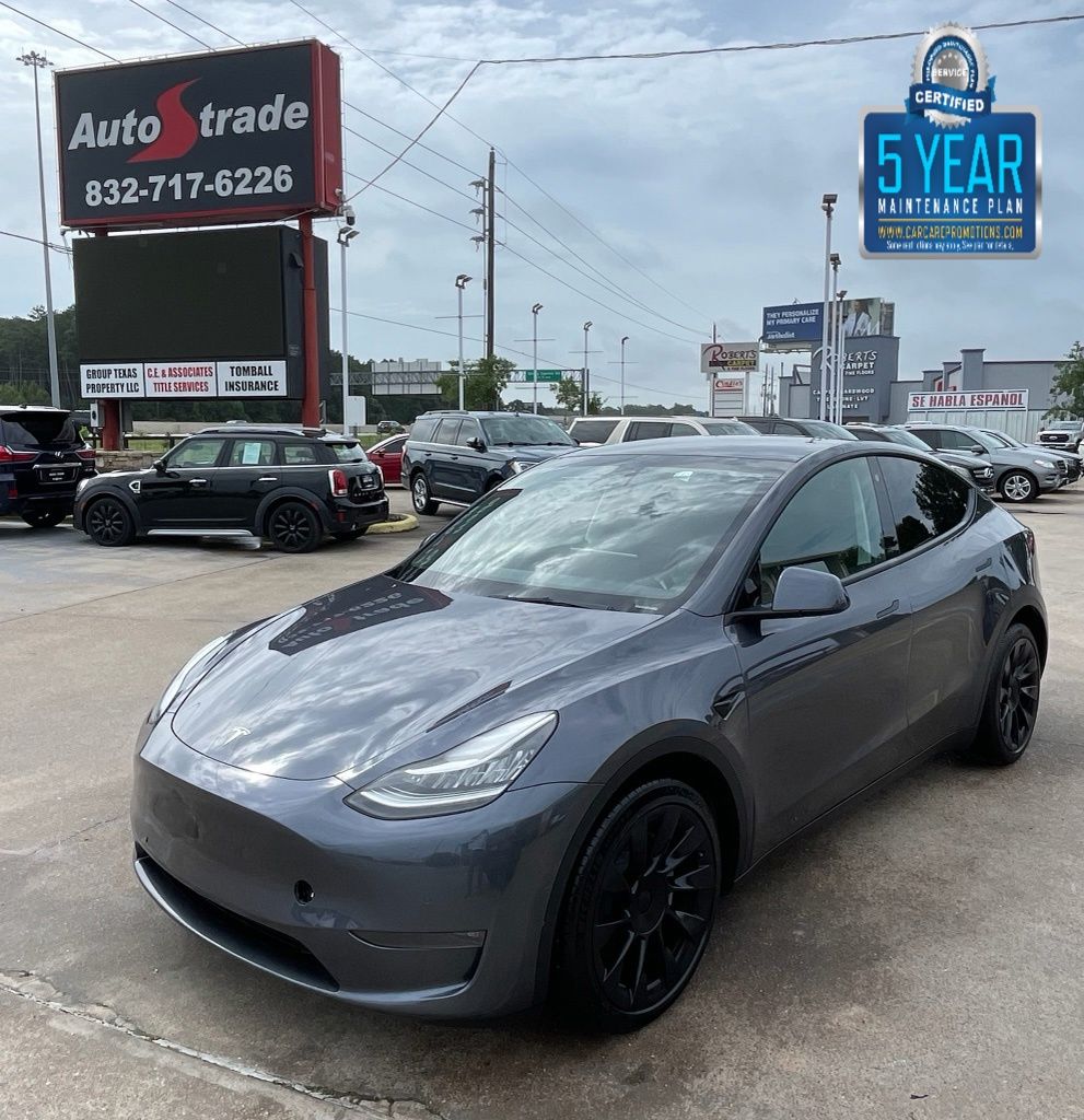 Gray 2022 Tesla Model Y SUV / Crossover All-Wheel Drive 1-Speed Automatic