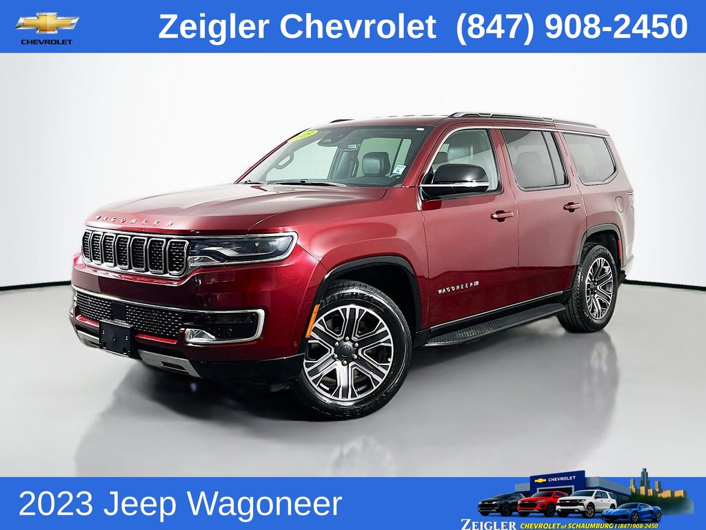 Velvet Red Pearlcoat 2023 Jeep Wagoneer SUV / Crossover Four-Wheel Drive 8-Speed Automatic