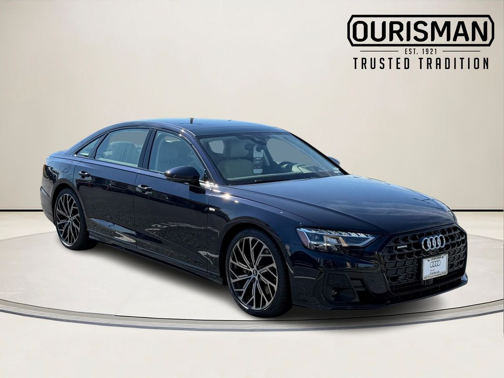Blue 2027 Audi A8 Sedan All-Wheel Drive 8-Speed Automatic
