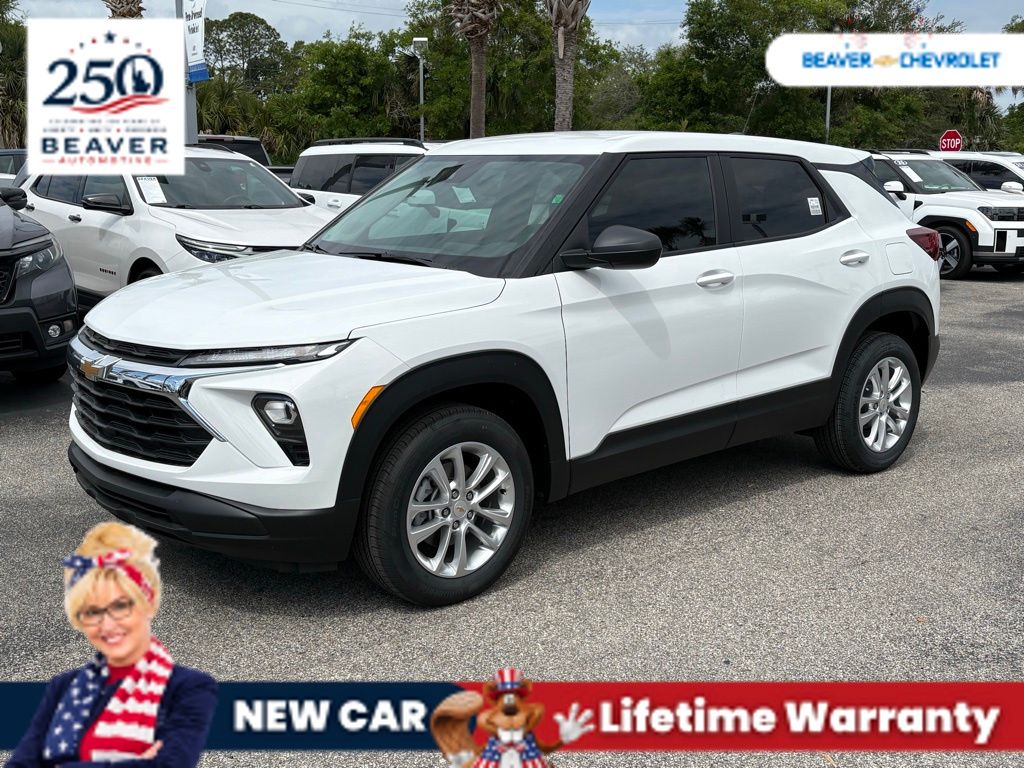 Summit White 2026 Chevrolet Trailblazer SUV / Crossover Four-Wheel Drive 9-Speed Automatic