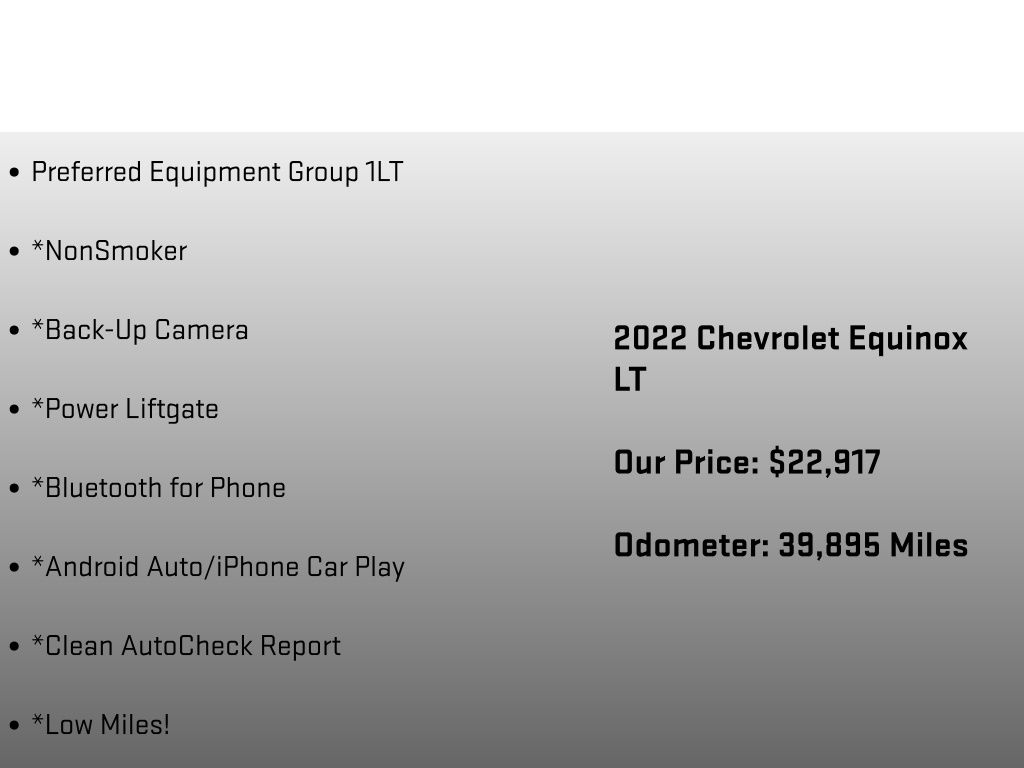 2022 Chevrolet Equinox LT Gray at Klick Lewis Buick Chevrolet