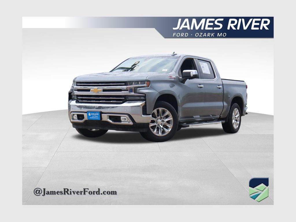Gray (Satin Steel Metallic) 2020 Chevrolet Silverado 1500 Pickup Truck Four-Wheel Drive 8-Speed Automatic