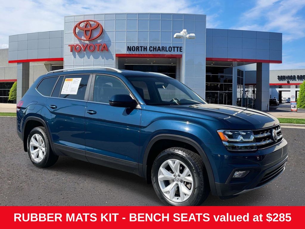 Tourmaline Blue Metallic 2019 Volkswagen Atlas SE FWD SUV / Crossover Front-Wheel Drive 8-Speed Automatic