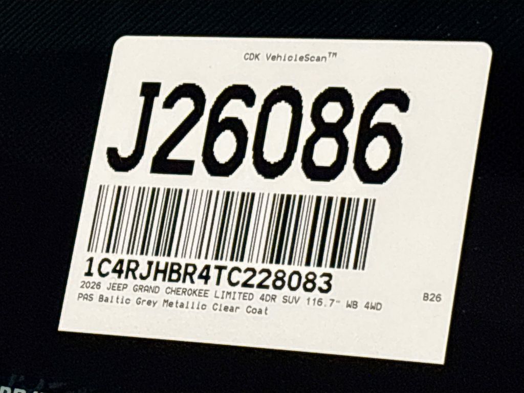 2026 Jeep Grand Cherokee Limited