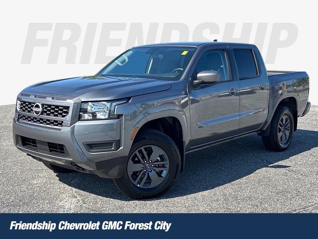 Gray (Gun Metallic) 2025 Nissan Frontier Pickup Truck Four-Wheel Drive 9-Speed Automatic Overdrive