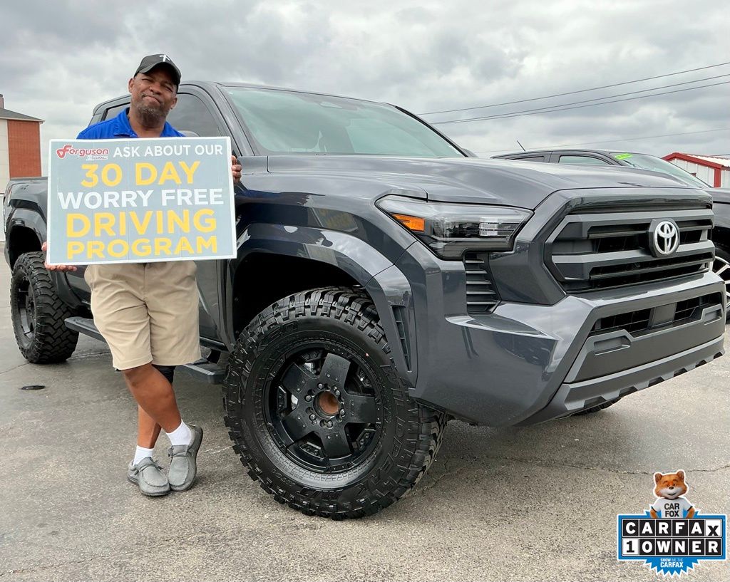 Gray 2025 Toyota Tacoma SR Double Cab RWD Pickup Truck 4X2 8-Speed Automatic