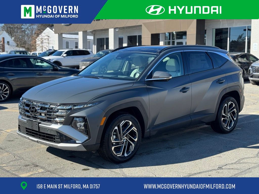Ecotronic Gray Matte 2025 Hyundai Tucson SUV / Crossover All-Wheel Drive 8-Speed Automatic