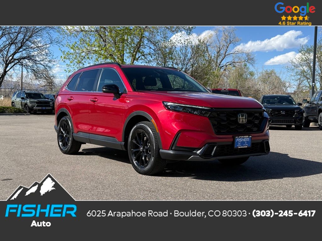 Red 2023 Honda CR-V Hybrid Sport AWD SUV / Crossover All-Wheel Drive Continuously Variable Transmission